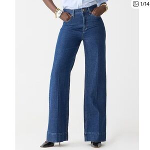 J. Crew Dark Blue Trouser Jeans